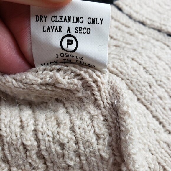 Bohme Striped Duster Cardigan Sweater Womens Medium/Large Brown Open Front NEW - Picture 9 of 10